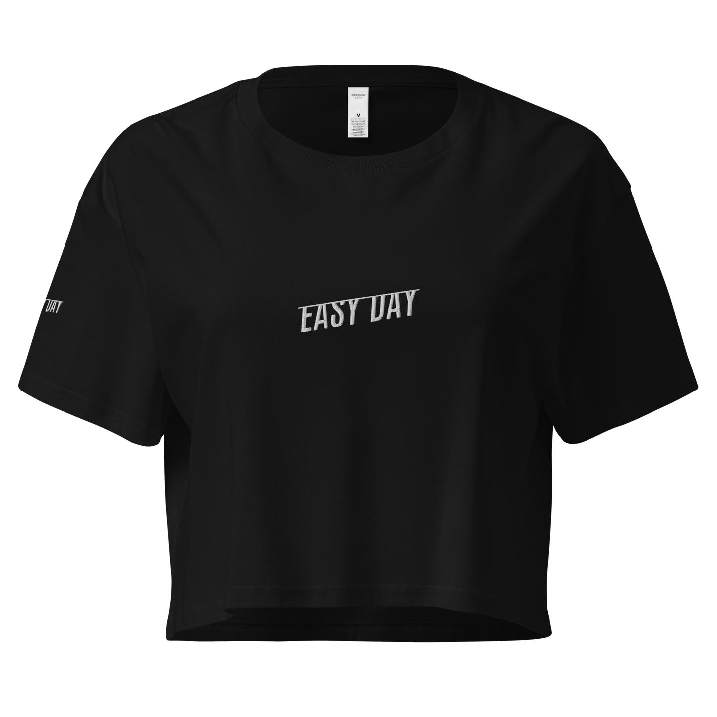 EASY DAY Crop-Top Black